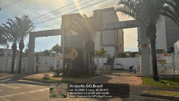 Apartamento em Anápolis, Jardim Alexandrina, Quadra 37 Avenida Albertina De Pina, N. Sn, Apto 102, Bl07 Vg 125 Lt 05 Lot Jardim Alexandri, GO. Área: 40.95m2