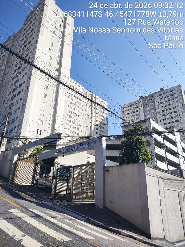Apartamento em Mauá, Vila Nossa Senhora Das Vitorias, Rua Sao Clemente, N. 128, Apto 1107, Torre 01 Box 276, SP. Área: 44.39m2