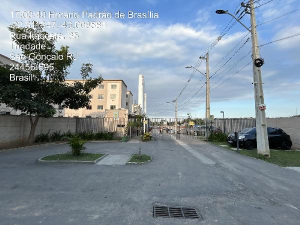 Apartamento em São Gonçalo, Trindade, Rua Itaocara, N. 400, Apto 102, Bl 06, RJ. Área: 40.54m2