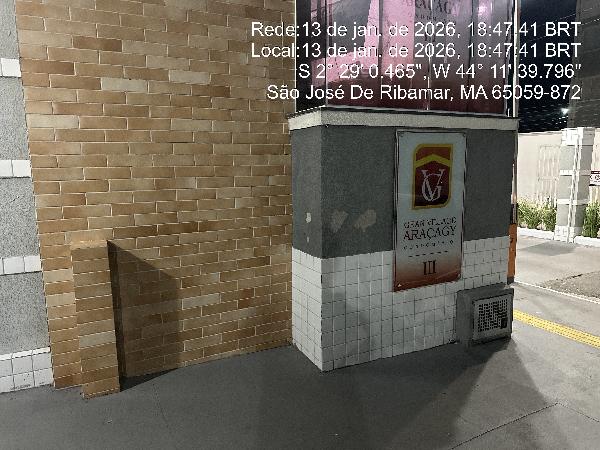 Apartamento em São José de Ribamar, Rio Amaro, Rua Do Residencial Fruteiras E Cidades, N. Sn, Apto 303, Bl 10 Area 03, MA. Área: 57.32m2