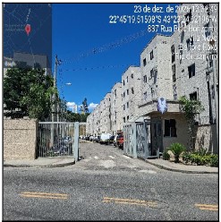 Apartamento em Belford Roxo, Santa Amélia, Rua Belo Horizonte, N. 855, Apto 303, Bl 12, RJ. Área: 43.29m2