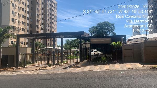 Apartamento em Araraquara, Vila Harmonia, Rua Caetano Nigro, N. 1212, Apto 202, Torre 01, SP. Área: 50.39m2