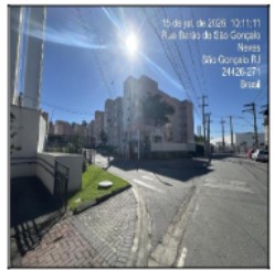 Apartamento em São Gonçalo, Neves, Rua Barao De Sao Goncalo, N. 100, Apto 202, Bl 4b, RJ. Área: 45.27m2