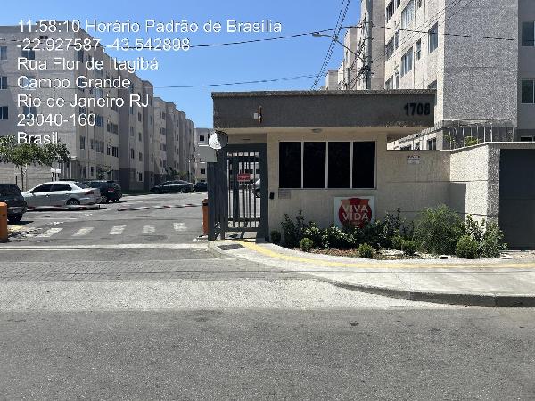 Apartamento em Rio de Janeiro, Campo Grande, Via Projetada 2, N. 50, Apto 103, Bl 08, RJ. Área: 41.19m2