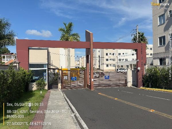 Apartamento em São José, Serraria, Rodovia Br-101, N. Km 200, Apto 204, Bl 17 Vg 248 Area 1, SC. Área: 40.28m2