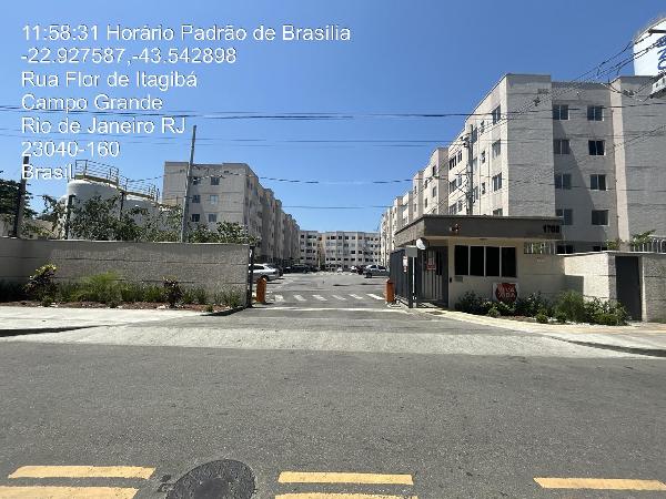 Apartamento em Rio de Janeiro, Campo Grande, Via Projetada 2, N. 50, Apto 501, Bl 02, RJ. Área: 41.27m2