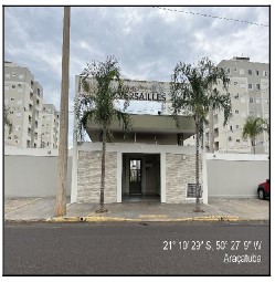 Apartamento em Araçatuba, Vila Alba, Rua Ademar Rodrigues Aguiar, N. 370, Apto 562, Bl 500, SP. Área: 65.7m2
