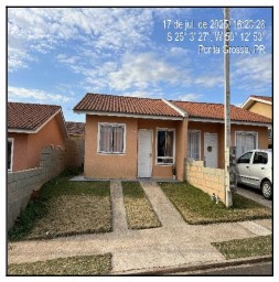 Casa em Ponta Grossa, Chapada, Rua Recanto Dos Passaros, N. 601, Cs 287, PR. Área: 47.52m2
