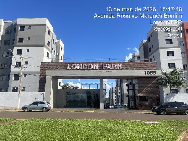 Apartamento em Londrina, Jardim Maria Celina, Avenida Rosalvo Marques Bonfim, N. 1055, Apto 404, Bloco B, Vaga 91, PR. Área: 47.44m2