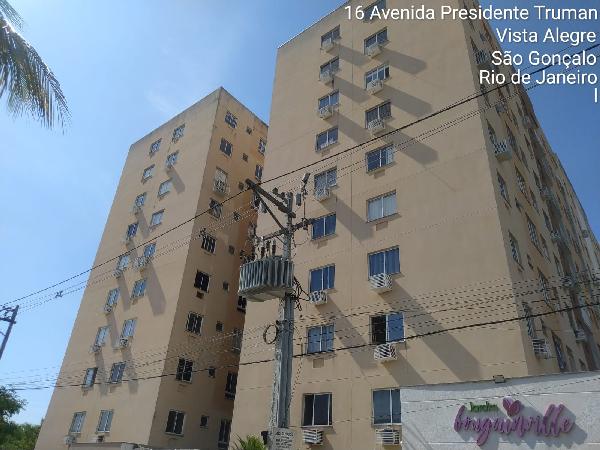 Apartamento em São Gonçalo, Vista Alegre, Avenida Presidente Truman, N. 151, Apto 109, Tr 01 Bl 01, RJ. Área: 77.39m2