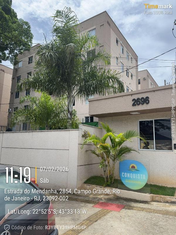 Apartamento em Rio de Janeiro, Campo Grande, Estrada Do Mendanha, N. 2696, Apto 402, Bl 2, RJ. Área: 42.91m2