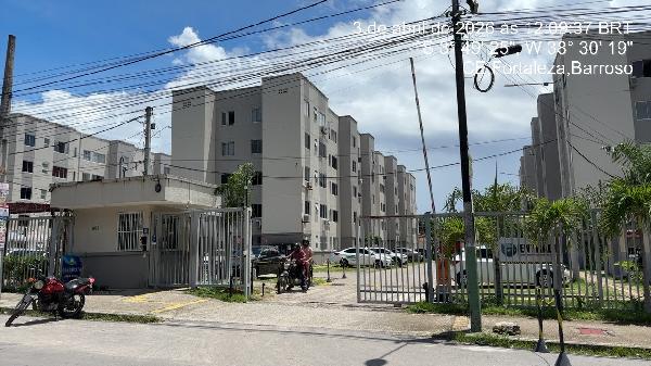 Apartamento em Fortaleza, Barroso, Rua Daura, N. 151, Apto 501, Bl 01 5° Pavimento, CE. Área: 41.54m2
