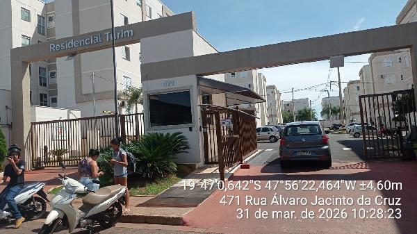 Apartamento em Uberaba, Recreio Dos Bandeirantes, Rua Alvaro Jacinto Da Cruz, N. 471, Apto 301, Qd 01 Bl 14 Chac 7 E 8 Vg 269, MG. Área: 39.3m2