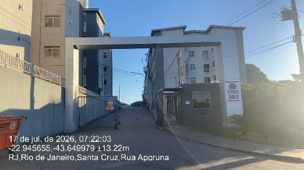 Apartamento em Rio de Janeiro, Santa Cruz, Rua Aporuna, N. 397, Apto 303, Bl 7, RJ. Área: 58.21m2