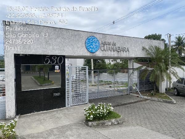 Apartamento em São Gonçalo, Pacheco, Estrada De Sao Pedro, N. 530, Apto 302, Bl 15, RJ. Área: 43.73m2