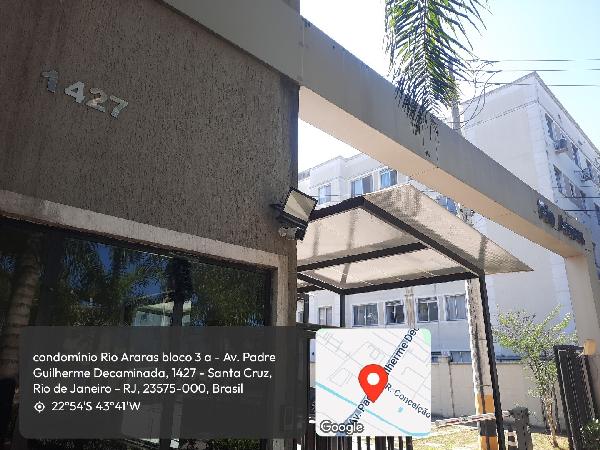 Apartamento em Rio de Janeiro, Santa Cruz, Avenida Padre Guilherme Decaminada, N. 1427, Apto 503, Bl 10, RJ. Área: 41.19m2