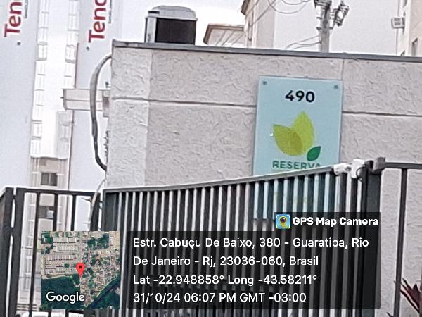 Apartamento em Rio de Janeiro, Guaratiba, Estrada Cabucu De Baixo, N. 490, Apto 502, Bl 01, RJ. Área: 42m2