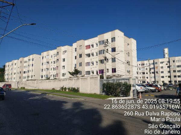 Apartamento em São Gonçalo, Tribobo, Rua Dalva Raposo, N. 260, Apto 509, Bl 09, RJ. Área: 58.11m2