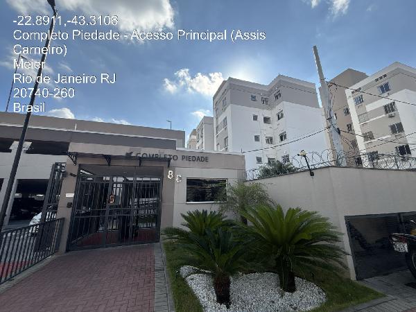 Apartamento em Rio de Janeiro, Piedade, Rua Assis Carneiro, N. 80, Apto 208, Bl 05, RJ. Área: 44m2