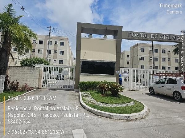 Apartamento em Paulista, Fragoso, Avenida Napoles, N. 345, Apto 302, Gleba 03a 2° Pav Bl 12, PE. Área: 38.4m2