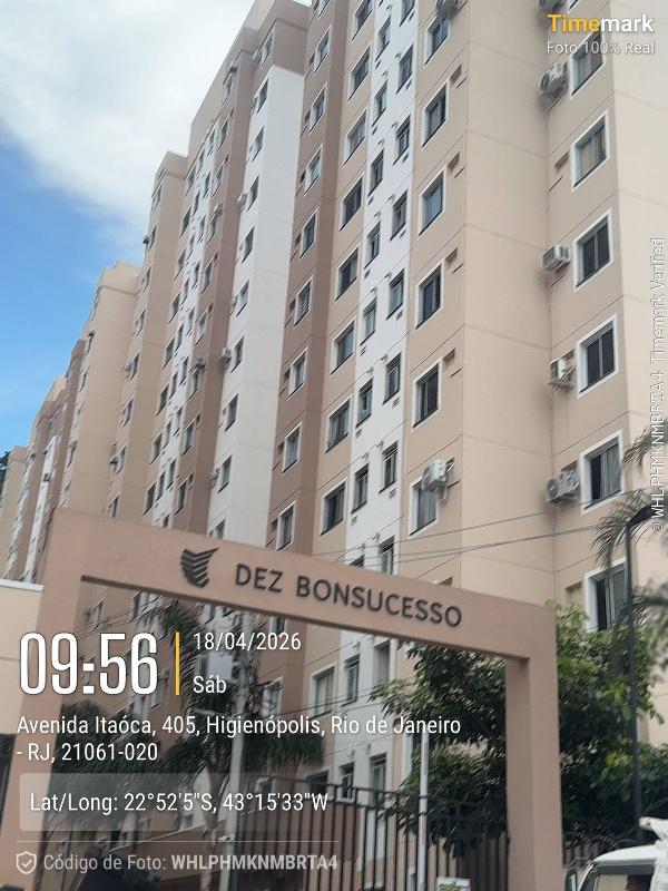 Apartamento em Rio de Janeiro, Bonsucesso, Avenida Itaoca, N. 464, Apto 1108, Bl 1, RJ. Área: 41m2