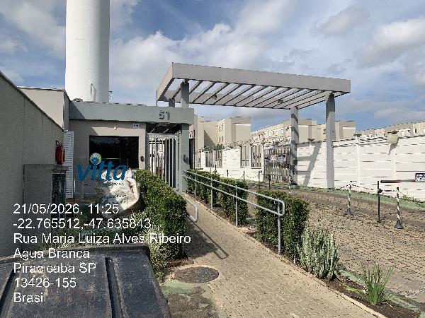 Apartamento em Piracicaba, Agua Branca, Rua Maria Luiza Alves Ribeiro, N. 51, Apto 121, 1 Pavimento Torre 03, SP. Área: 45.99m2