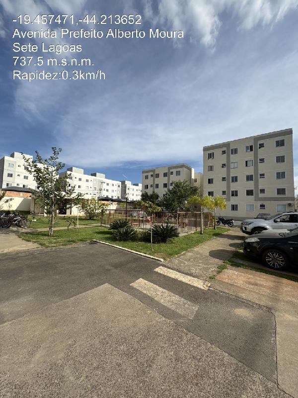 Apartamento em Sete Lagoas, Distrito Industrial, Avenida Prefeito Alberto Moura, N. 1251, Apto 401, Bl 06 Box 69, MG. Área: 38.4m2