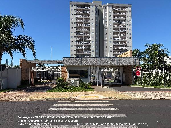 Apartamento em Araraquara, Jardim Botanico, Avenida Dom Carlos Carmelo, N. 371, Apto 323, 3º Pav Bl 3, SP. Área: 52.34m2