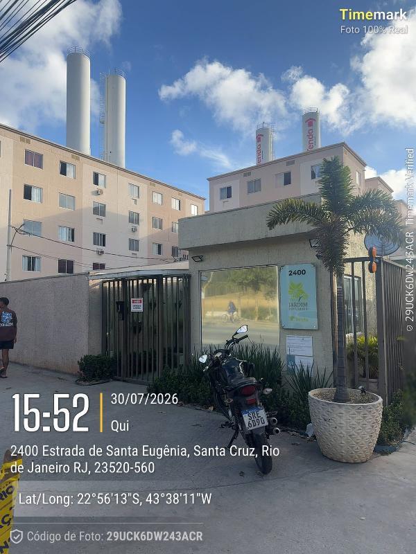 Apartamento em Rio de Janeiro, Santa Cruz, Estrada De Santa Eugenia, N. 2400, Apto 101, Bl 5, RJ. Área: 40.54m2