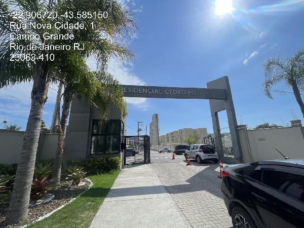 Apartamento em Rio de Janeiro, Inhoaiba, Rua Campo Grande, N. 3740, Apto 201, Bl 20, RJ. Área: 41.19m2