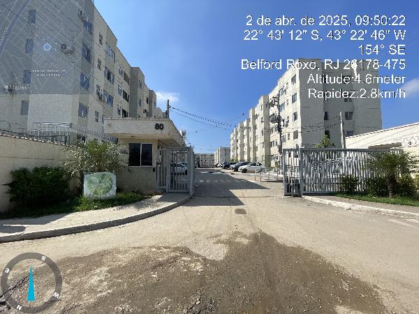 Apartamento em Belford Roxo, Sao Vicente, Rua Sargento Geraldo Pedro De Souza, N. 80, Apto 308, Bl 05, RJ. Área: 41.23m2