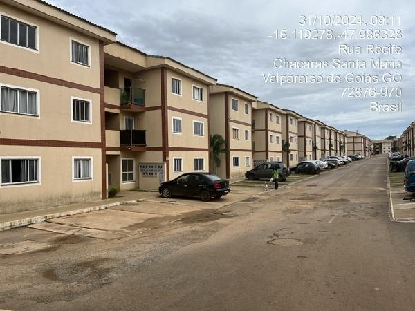 Apartamento em Valparaíso de Goiás, Chacaras E Mansoes Santa Maria, Rua 8, N. Sn, Apto 312, Bl D, Qd 08, Ch 41, GO. Área: 48.7m2