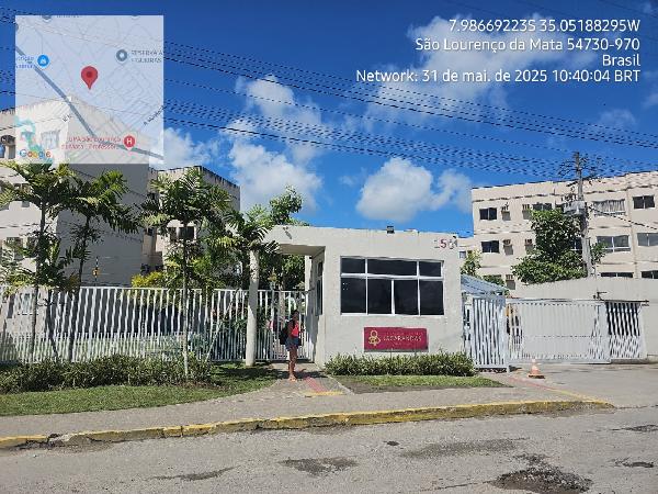 Apartamento em São Lourenço da Mata, Pixete, Avenida Doutor Paulo Petribu, N. Sn, Apto 204, Bl 10, PE. Área: 53.55m2