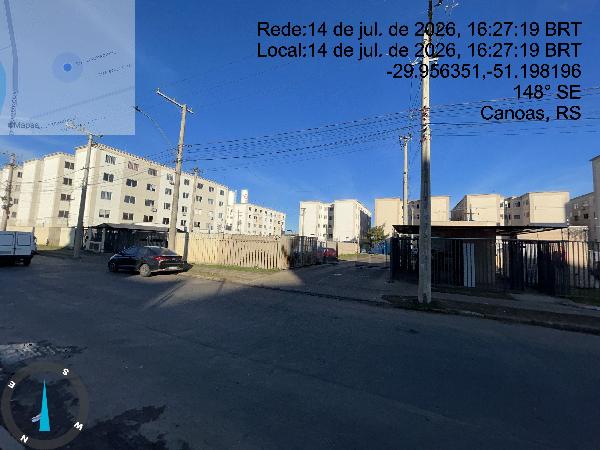 Apartamento em Canoas, Rio Branco, Rua Machadinho, N. 1704, Apto 201, Bl 09, RS. Área: 41.19m2