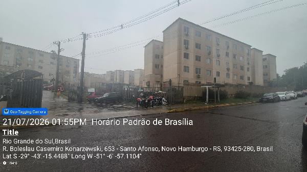 Apartamento em Novo Hamburgo, Santo Afonso, Rua Boleslau Casemiro Konarzwski, N. 651, Apto 101, Bl 6, RS. Área: 41.2m2