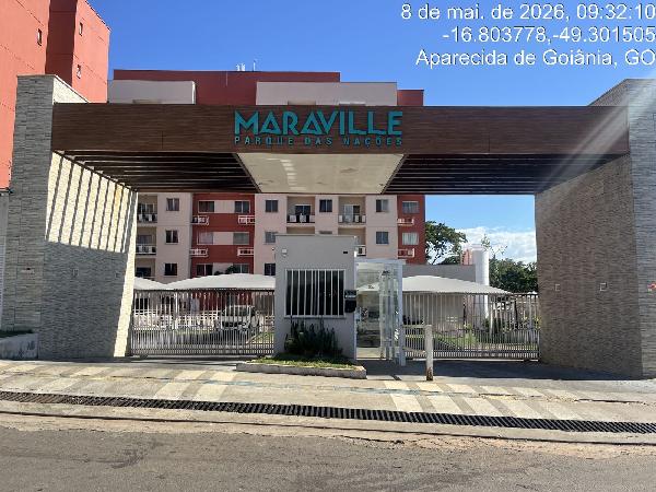 Apartamento em Aparecida de Goiânia, Parque Das Nacoes, Rua Augusta, N. Sn, Apto 302, Bl A Pav 02 Vg 47, GO. Área: 53.7m2