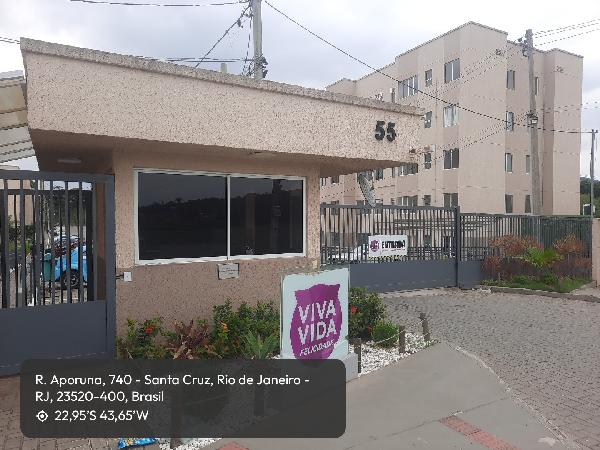 Apartamento em Rio de Janeiro, Santa Cruz, Rua Aporuna, N. 55, Apto 312, Bl 02, RJ. Área: 41.27m2
