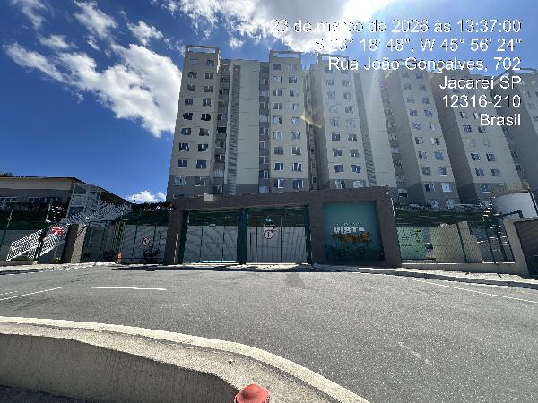 Apartamento em Jacareí, Jardim Paraiso, Avenida Pedro Goncalves, N. 250, Apto 303, Bl 03, SP. Área: 44.6m2