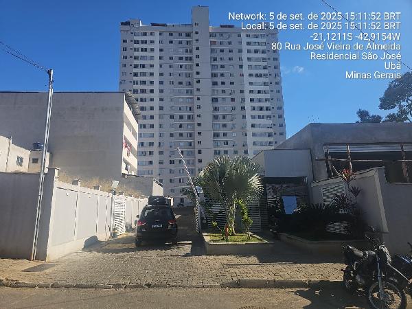 Apartamento em Ubá, Residencial Sao Jose, Rua Jose Vieira De Almeida, N. 80, Apto 1112,, MG. Área: 41.45m2