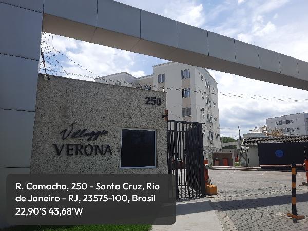 Apartamento em Rio de Janeiro, Santa Cruz, Rua Projetada A, N. 250, Apto 201, Bl 06, RJ. Área: 44.22m2