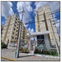 Apartamento em Paulista, Centro, Via Local H, N. 101, Apto 201, Bl B Lot Vila Aurora, PE. Área: 56.38m2