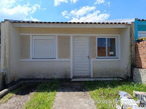 Casa em Nova Hartz, Campo Vicente, Rua Colombia, N. 80, Lt 44, Qd 03, Setor 201, RS. Área: 40.87m2