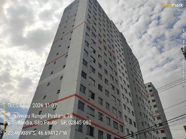 Apartamento em São Paulo, Brasilandia, Rua Nereu Rangel Pestana, N. 70, Apto 704, Torre 02, SP. Área: 34.24m2