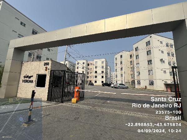 Apartamento em Rio de Janeiro, Santa Cruz, Rua Projetada A, N. 250, Apto 501, Bl 09, RJ. Área: 44.22m2