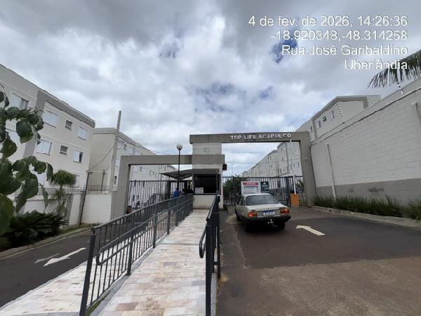 Apartamento em Uberlândia, Chacaras Tubalina E Quartel, Rua Jose Garibaldino, N. 350, Apto 304, Bl 10 Vg 289, MG. Área: 39.3m2