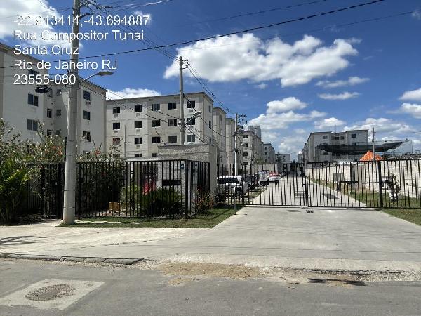 Apartamento em Rio de Janeiro, Santa Cruz, Rua Compositor Tunai (Antiga Rua Projetada 1), N. 115, Apto 302, Bl 08, RJ. Área: 40.54m2