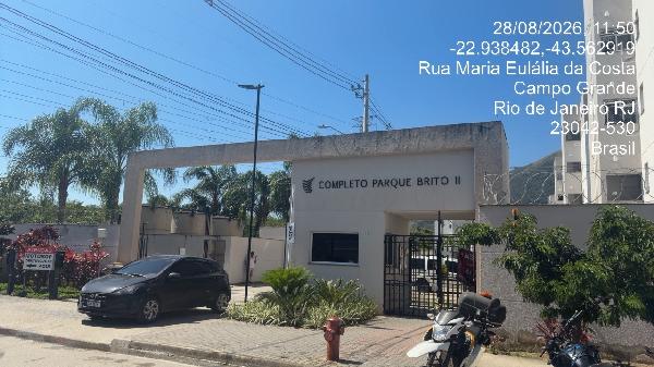 Apartamento em Rio de Janeiro, Bangu, Rua Maria Eulalia Da Costa, N. 100, Apto 104, Bl 04, RJ. Área: 40.19m2