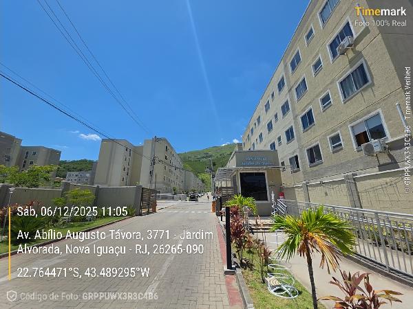 Apartamento em Nova Iguaçu, Cabuçu, Avenida Abilio Augusto Tavora, N. 3771, Apto 102, Bl 04 Vg 173, RJ. Área: 40.83m2