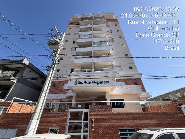 Apartamento em Praia Grande, Guilhermina, Rua Nicaragua, N. 709, Apto 72,, SP. Área: 53.54m2