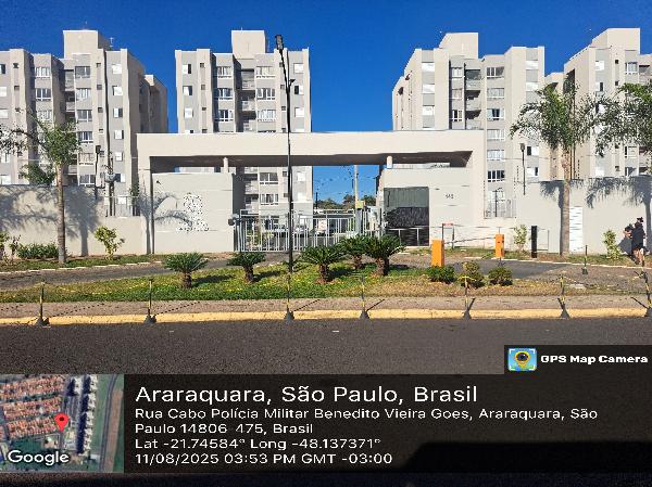 Apartamento em Araraquara, Jardim Sao Rafael I, Estrada Municipal Ara 347, N. 145, Apto 204, Torre 1, SP. Área: 47.85m2